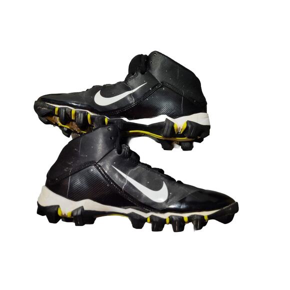 Nike Alpha Fastflex Cleats, 719953 Black/White Youth 4Y - Picture 1 of 7